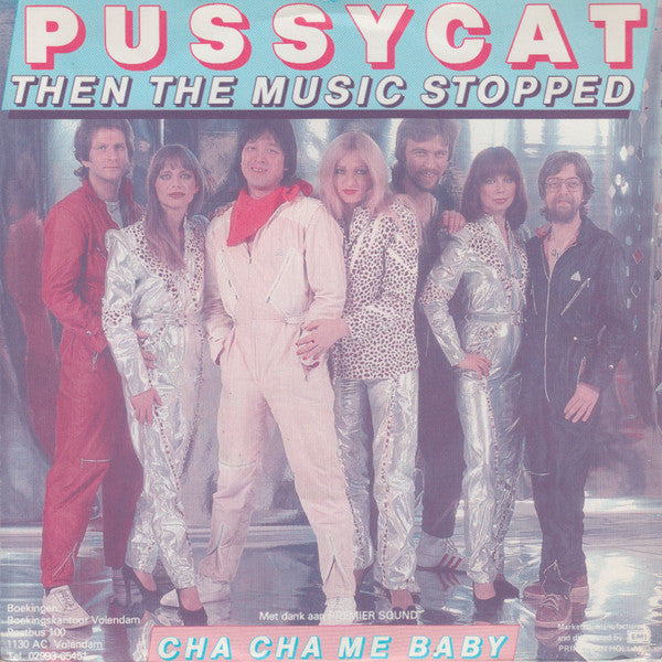 Pussycat (2) : Then The Music Stopped (7",Single)