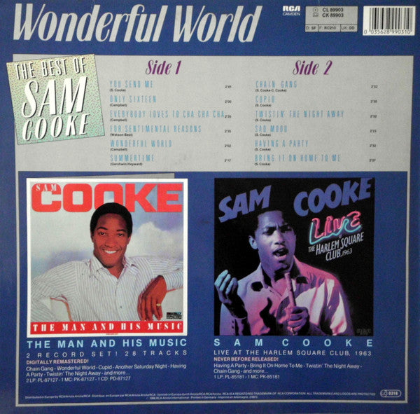 Sam Cooke : Wonderful World (The Best Of Sam Cooke) (LP,Compilation)