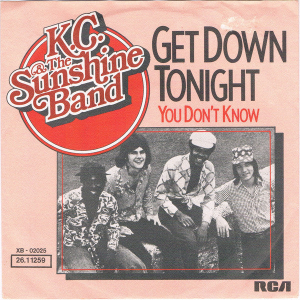 KC & The Sunshine Band : Get Down Tonight (7",45 RPM,Single,Stereo)