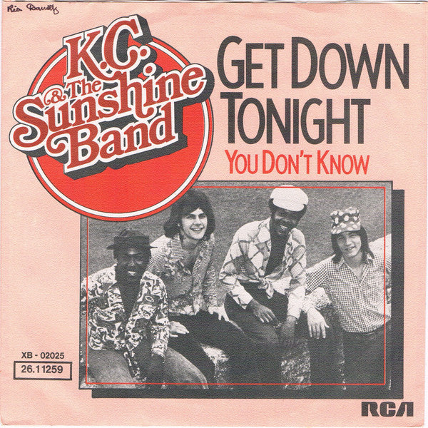 KC & The Sunshine Band : Get Down Tonight (7",45 RPM,Single,Stereo)