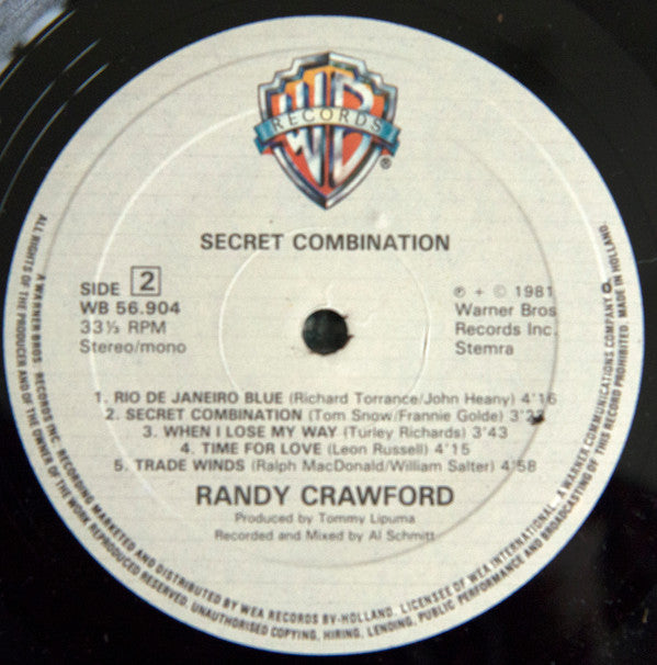 Randy Crawford : Secret Combination (LP,Album)