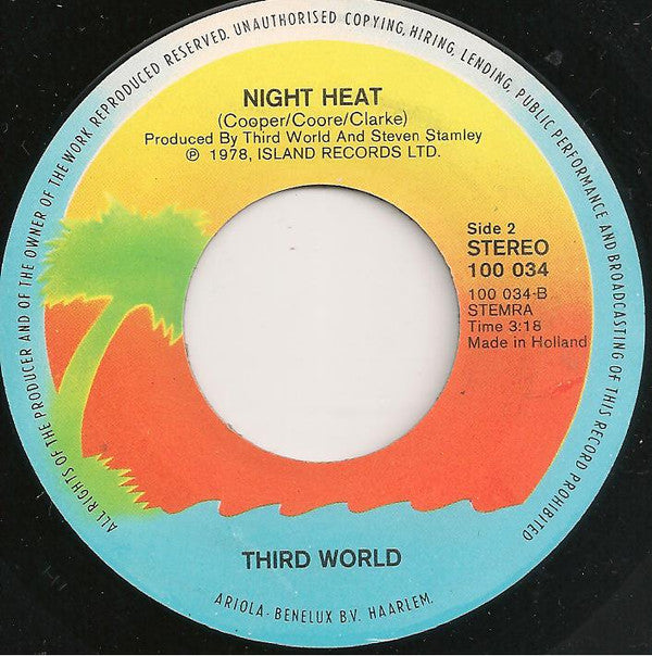 Third World : Now That We Found Love (7",Single)