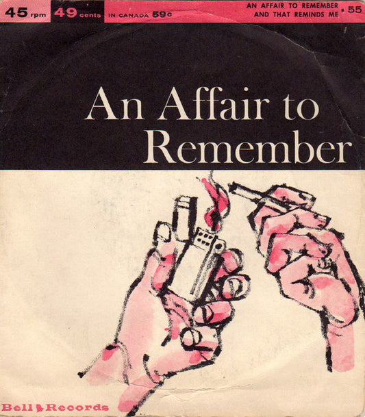 Bruce Adams (2) / Edna McGriff : An Affair To Remember / And That Reminds Me (7",45 RPM,Single)