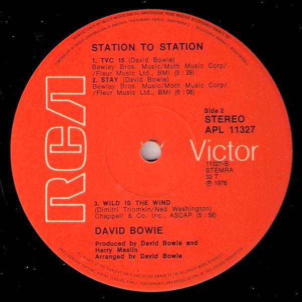 David Bowie : Station To Station (LP,Album)