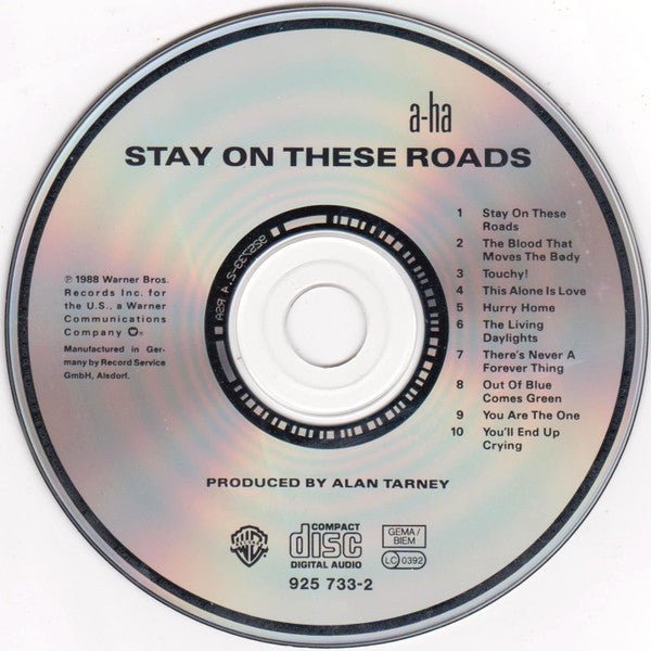 a-ha : Stay On These Roads (Album)