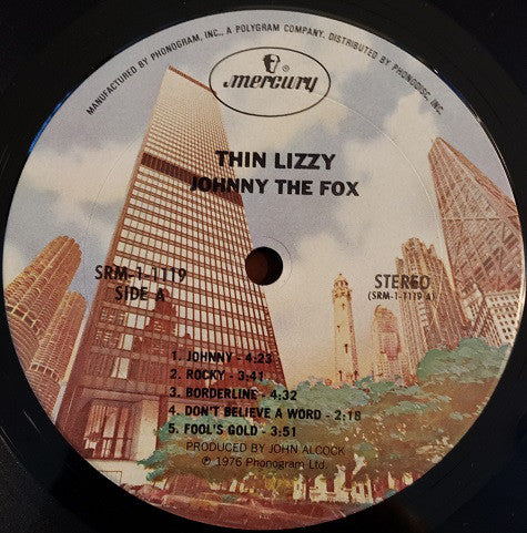 Thin Lizzy : Johnny The Fox (LP, Album, Pit)