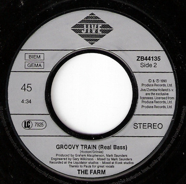 Farm, The : Groovy Train (7",Single,45 RPM)