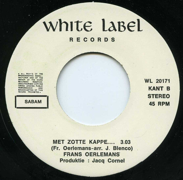 Frans Oerlemans : Drika (7",45 RPM,Single)