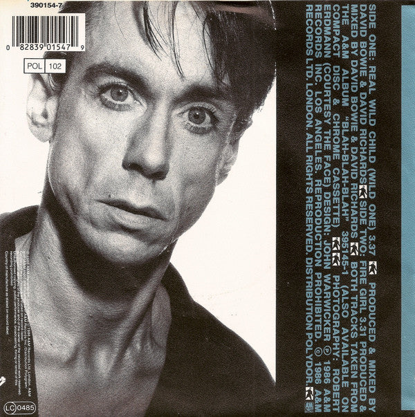 Iggy Pop : Real Wild Child (Wild One) (7",45 RPM,Single,Stereo)