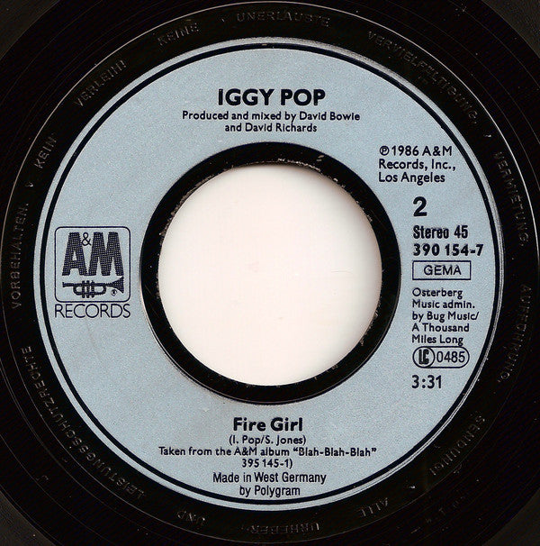 Iggy Pop : Real Wild Child (Wild One) (7",45 RPM,Single,Stereo)