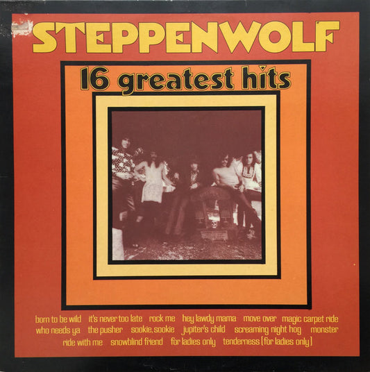 Steppenwolf : 16 Greatest Hits (LP,Compilation,Reissue)