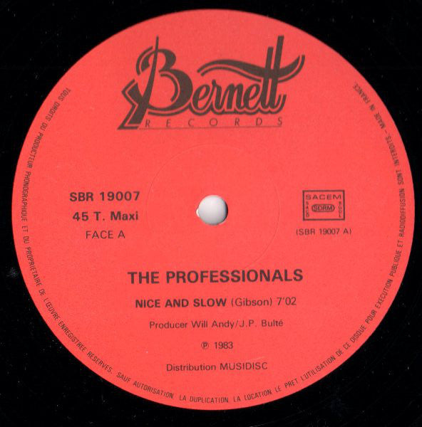 Professionals (8), The : Nice And Slow (12",Maxi-Single,45 RPM)