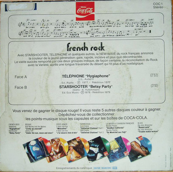 Téléphone / Starshooter : French Rock (7",Single,Promo,Stereo)