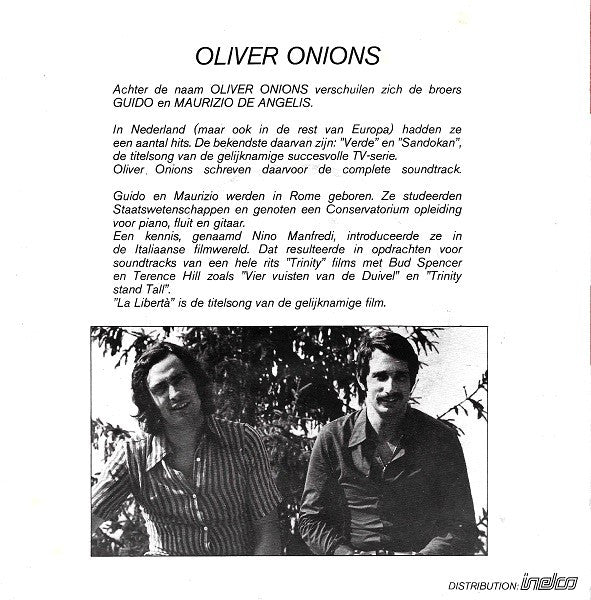 Oliver Onions / Guido & Maurizio De Angelis Orchestra : La Libertà (7",45 RPM,Single)