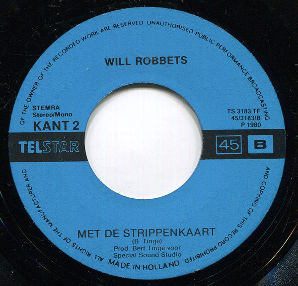 Will Roberts (3) : Ik Ben Je Hondje Niet (7",45 RPM,Single)