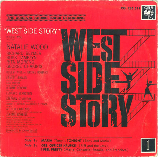 Various : West Side Story Vol. 1 (The Original Sound Track Recording) (7",45 RPM,EP)