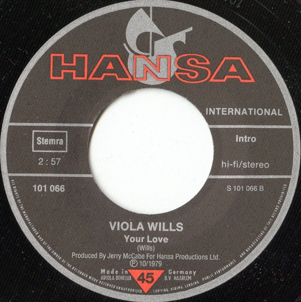 Viola Wills : Gonna Get Along Without You Now (7",Single,45 RPM)