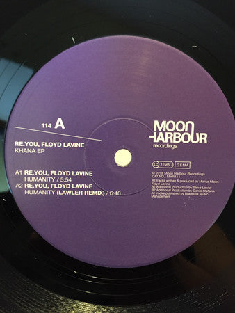 Re.You, Floyd Lavine : Khana EP  (12",33 ⅓ RPM,EP)