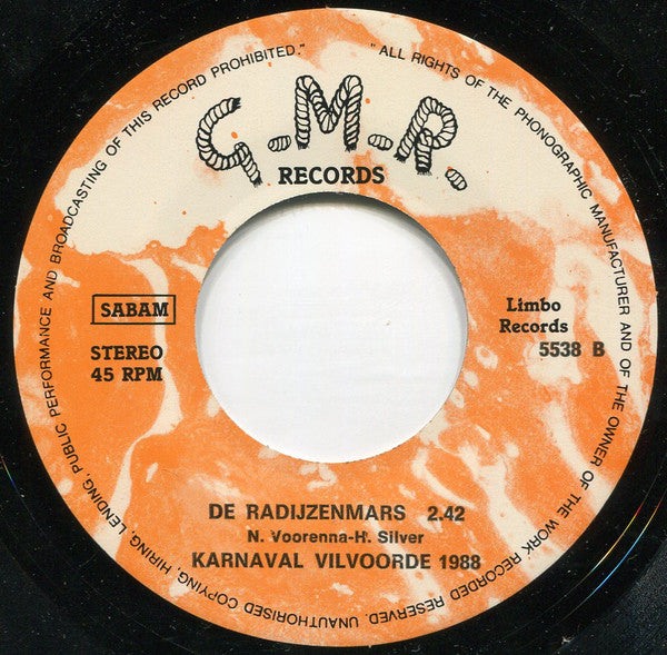 Prins Rene : Wij Fretten Pjeid !! (7",45 RPM,Stereo)