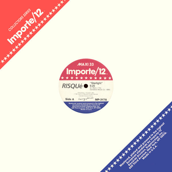 Risqué (2) : Starlight / The Girls Are Back In Town (12",33 ⅓ RPM,Maxi-Single)