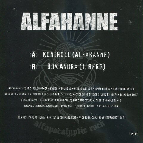 Alfahanne : Alfapocalyptic Rock (7",Single)