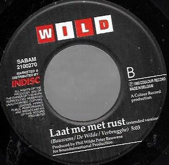 Wild (5) : Laat Me Met Rust  (7",45 RPM)