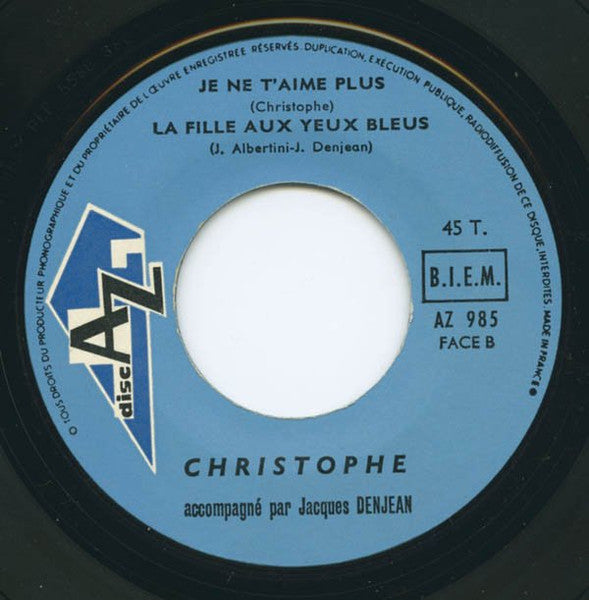 Christophe : Aline (7",45 RPM,EP)