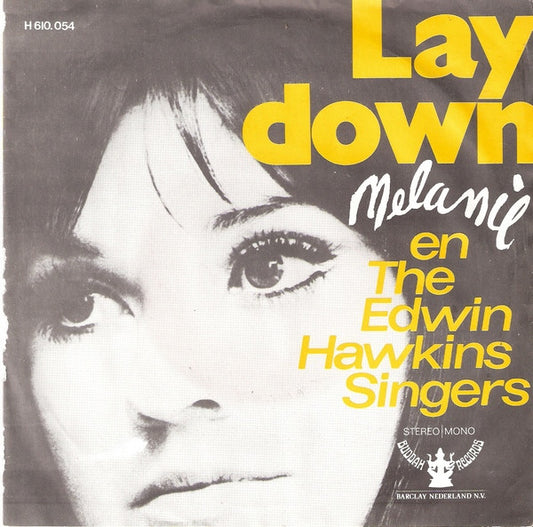 Melanie (2) En Edwin Hawkins Singers : Lay Down (7",45 RPM,Single,Stereo,Mono)