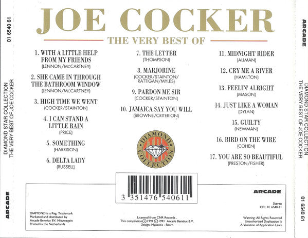 Joe Cocker : The Very Best Of (Compilation)