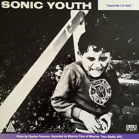 Sonic Youth / Mudhoney : Touch Me I'm Sick / Halloween (12", Single, Bla)