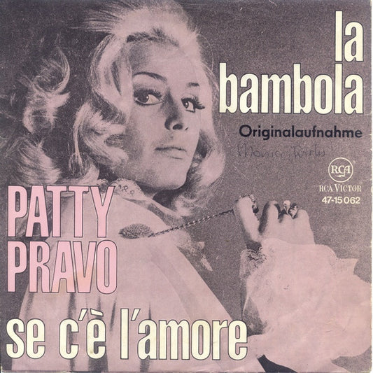 Patty Pravo : La Bambola / Se C'È L'Amore (7",Single,45 RPM)