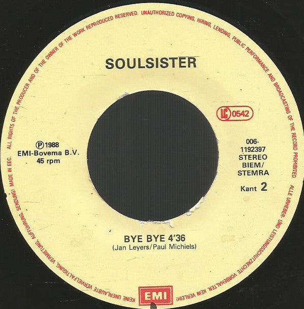 Soulsister : The Way To Your Heart (7",45 RPM,Single)