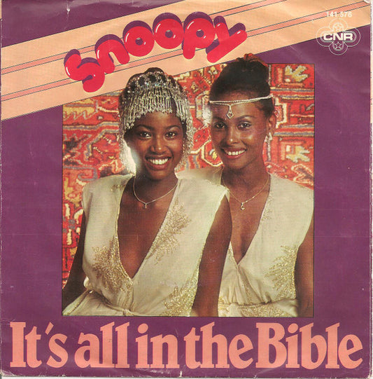 Snoopy (3) : It's All In The Bible (7",45 RPM,Single)