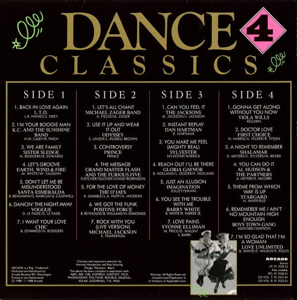Various : Dance Classics 4 (LP,Compilation)