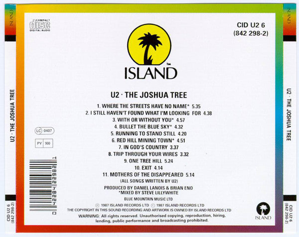 U2 : The Joshua Tree (Album,Reissue)