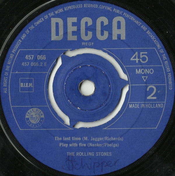 Rolling Stones, The : Heart Of Stone (7",Mono,EP,45 RPM)