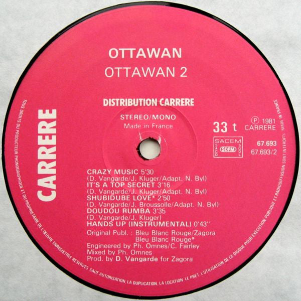 Ottawan : Ottawan 2 (LP,Album)