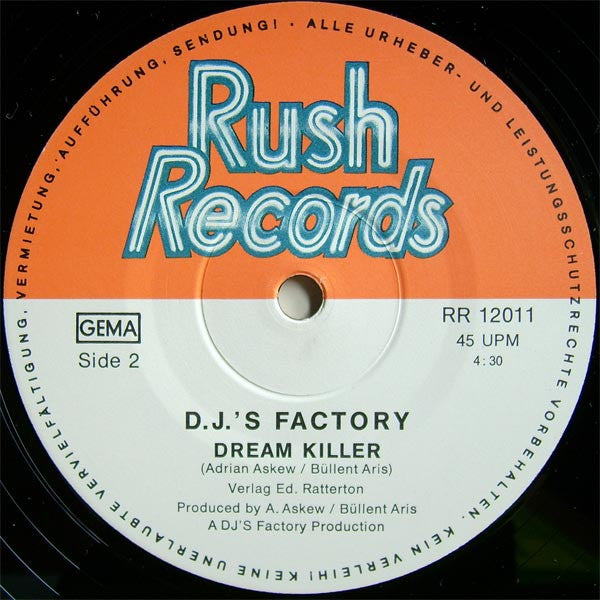 DJ's Factory : A View To A Kill (12",45 RPM,Single)