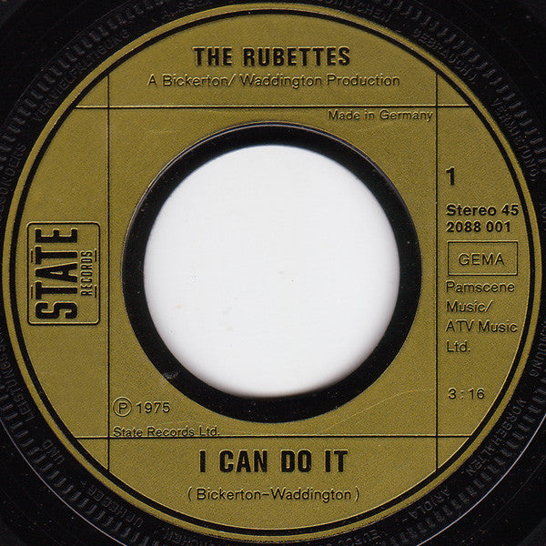 Rubettes, The : I Can Do It (7",Single,45 RPM)