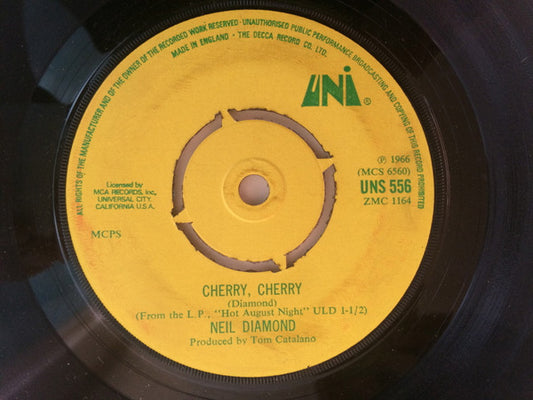 Neil Diamond : Cherry Cherry / Morningside (7",45 RPM,Single)