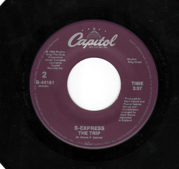 S'Express : Theme From S-Express (7",45 RPM,Single)