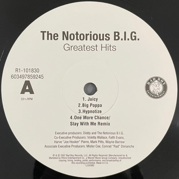 Notorious B.I.G. : Greatest Hits (LP,Compilation,Reissue)