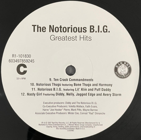 Notorious B.I.G. : Greatest Hits (LP,Compilation,Reissue)