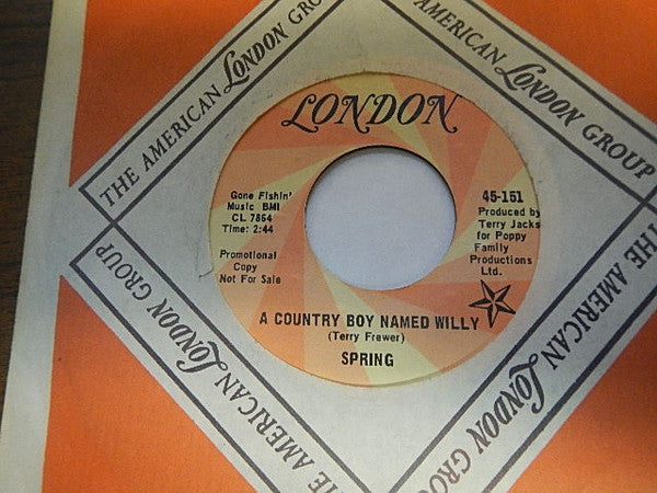Spring (16) : A Country Boy Named Willy / Pressed Ham (7",45 RPM,Single,Promo)