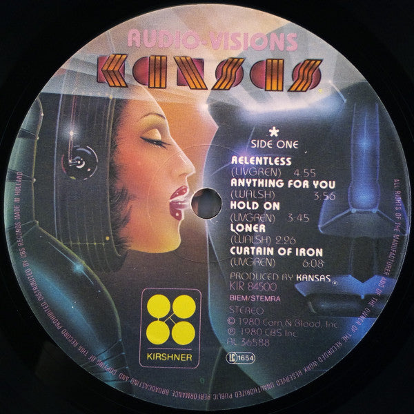 Kansas (2) : Audio Visions (LP,Album,Stereo)
