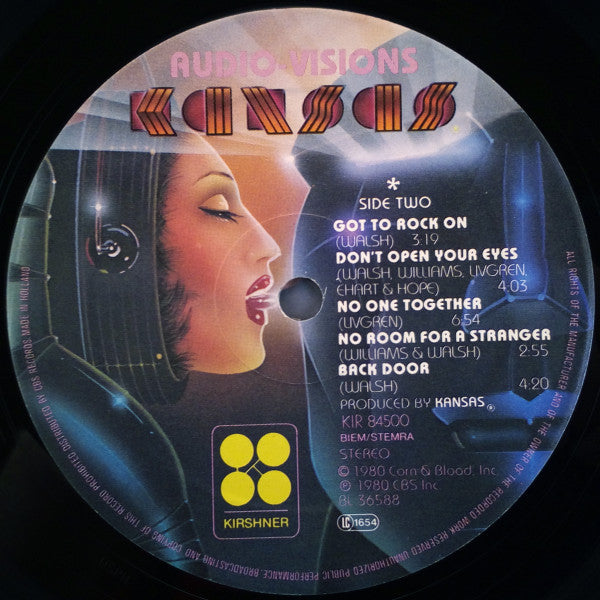 Kansas (2) : Audio Visions (LP,Album,Stereo)