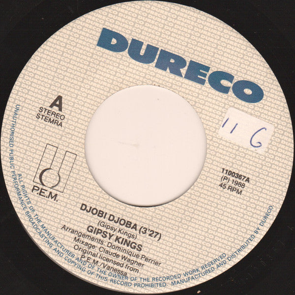 Gipsy Kings : Djobi Djoba (7",45 RPM,Single)