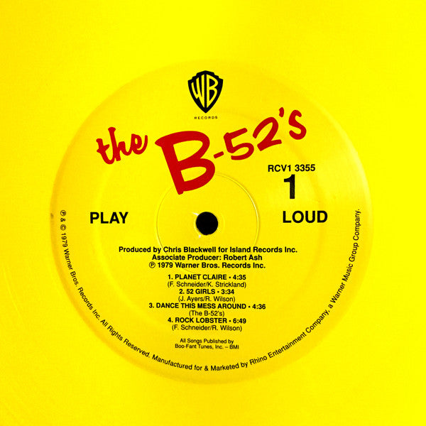 The B-52's : The B-52's (LP,Album,Limited Edition,Reissue)