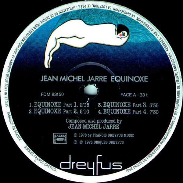 Jean-Michel Jarre : Equinoxe (LP,Album,Repress,Stereo)