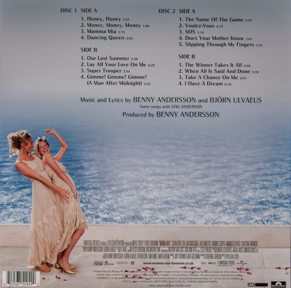 Various : Mamma Mia! The Movie Soundtrack Featuring The Songs Of ABBA (LP,Album,Reissue)